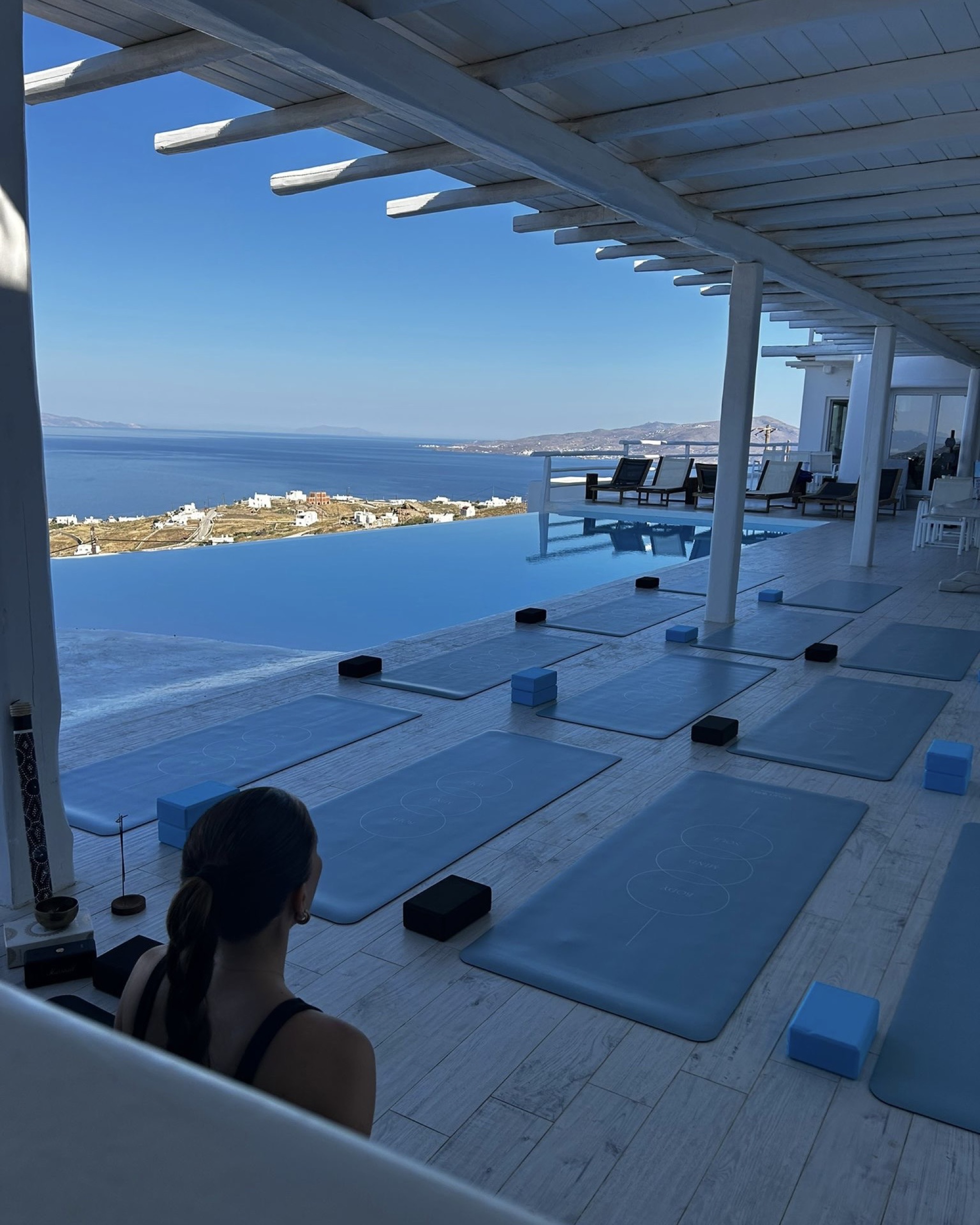 Group and villa yoga in Mykonos